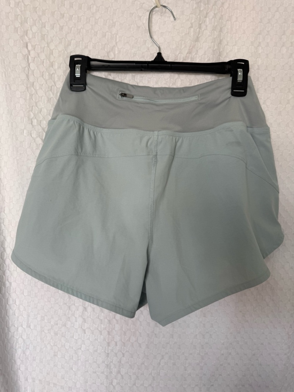 Gilly Hicks Hollister Sage Green Athletic Running Shorts High Rise Lined Size M - Picture 3 of 4